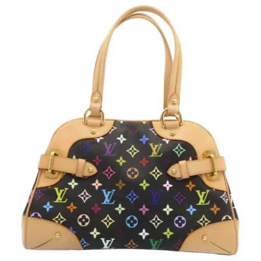 Louis Vuitton Monogram Multicolor Claudia Black. - Image 9
