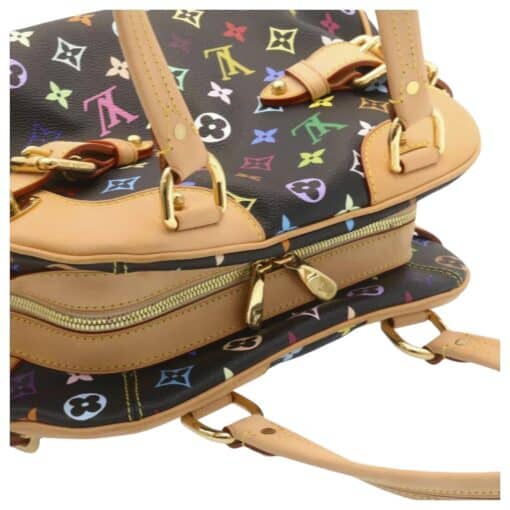 Louis Vuitton Monogram Multicolor Claudia Black. - Image 12