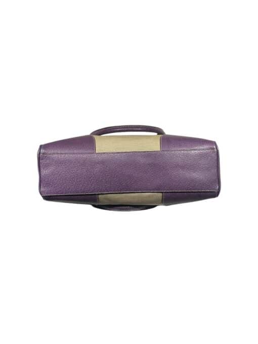 Prada Vintage Leather/Canvas Tote Bag - Image 6