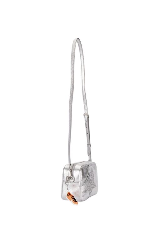 GOLDEN GOOSE Silver Star Shoulder Crossbody Bag. - Image 6