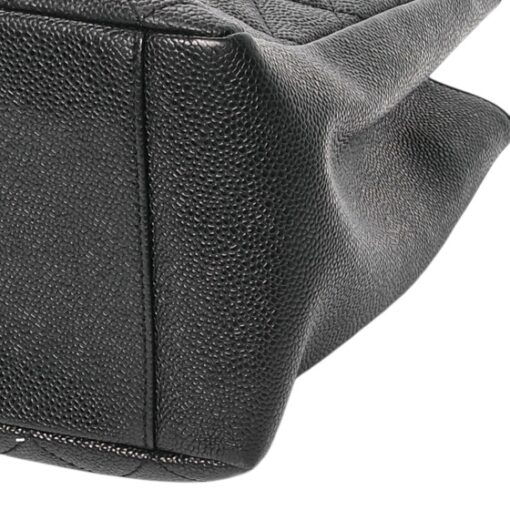 CHANEL Caviar Quilted Shopping Tote GST Black. - Image 7