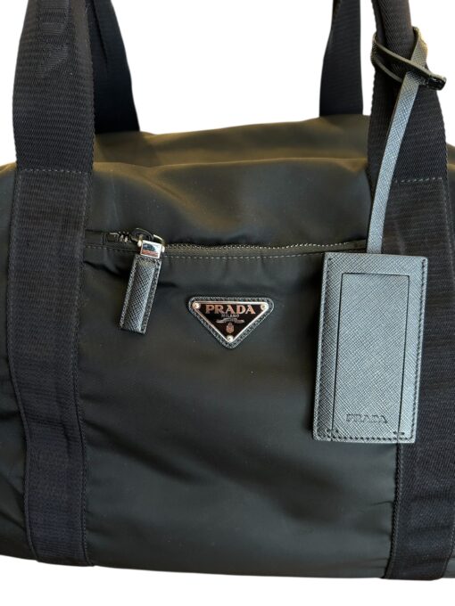 Prada Re-Nylon Triangle Logo Holdall Travel Bag - Image 12