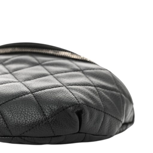 CHANEL Quilted Caviar Leather Bumbag in Black - Image 4