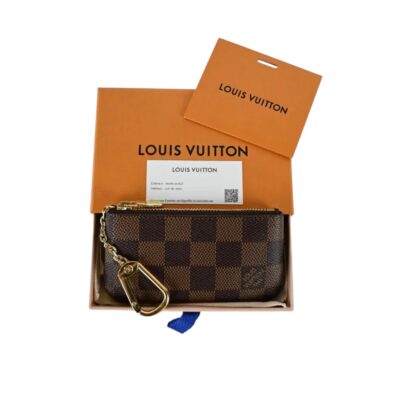 Louis Vuitton Damier Ebene Key Pouch.