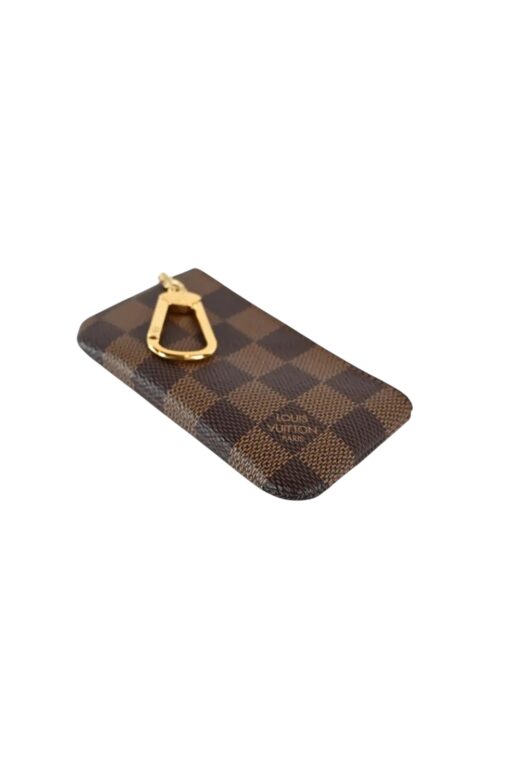 Louis Vuitton Damier Ebene Key Pouch. - Image 4
