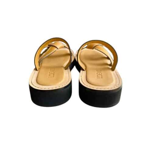 LOEWE Gate Knot-Strap Leather Sandals (Size 38) - Image 2