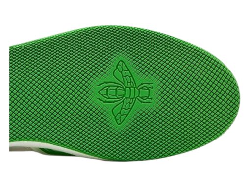 GUCCI Gents Rubber Trimmed Monogrammed Coated-Canvas and Demetra Sneakers (Size 9.5) - Image 4