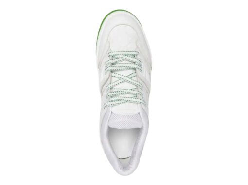 GUCCI Gents Rubber Trimmed Monogrammed Coated-Canvas and Demetra Sneakers (Size 9.5) - Image 7