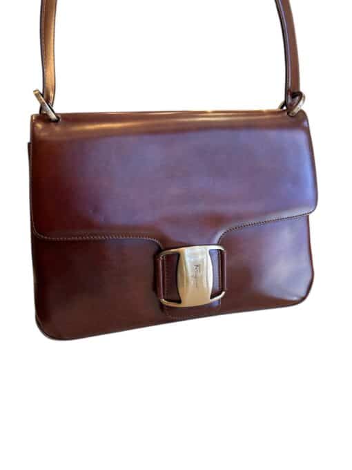 Salvatore Ferragamo Vintage Flap Bag - Image 6