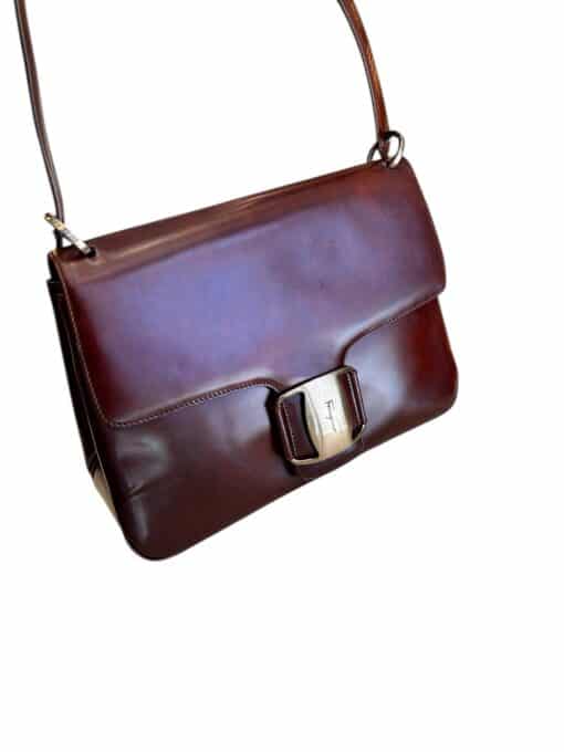 Salvatore Ferragamo Vintage Flap Bag - Image 14