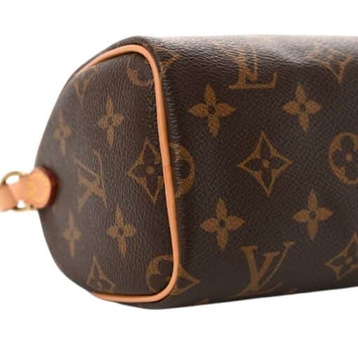 Louis Vuitton Monogram Nano Speedy Crossbody Bag - Image 6