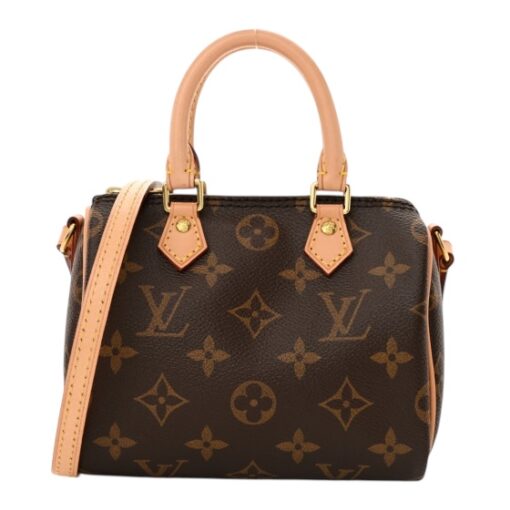 Louis Vuitton Monogram Nano Speedy Crossbody Bag - Image 8