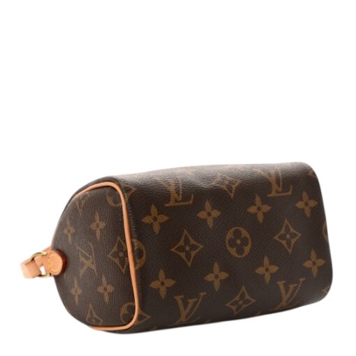 Louis Vuitton Monogram Nano Speedy Crossbody Bag - Image 9