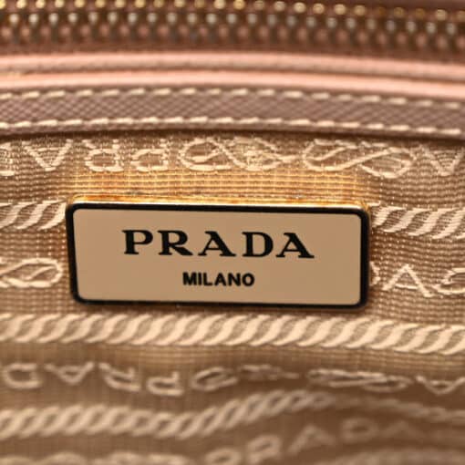 PRADA Saffiano Lux Small Tote Cammeo Bag. - Image 2