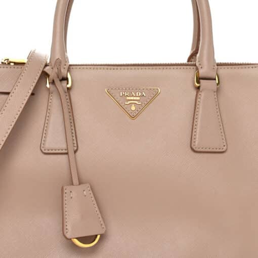 PRADA Saffiano Lux Small Tote Cammeo Bag. - Image 3