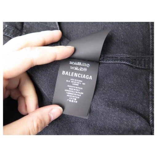 BALENCIAGA Denim Oversized Ladies Jacket s38 - Image 7