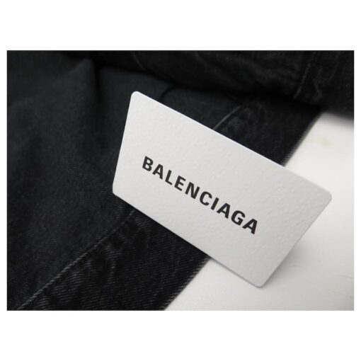 BALENCIAGA Denim Oversized Ladies Jacket s38 - Image 11