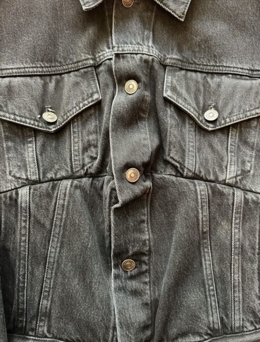 BALENCIAGA Denim Oversized Ladies Jacket s38 - Image 14