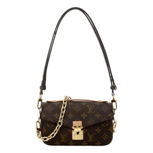 Louis Vuitton Monogram Pochette Metis East West.