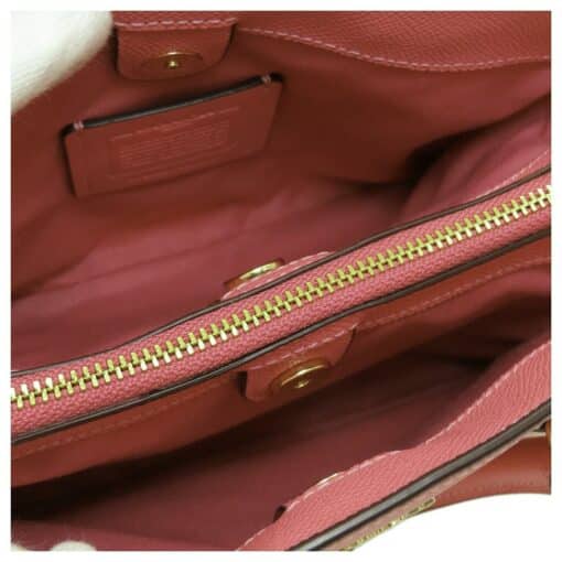 Coach Mini Sage Carryall Crossbody Rouge Bag - Image 3