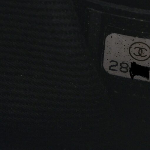 CHANEL Caviar Chevron Quilted Small Coco Top Handle Flap Dark Grey. - Image 4