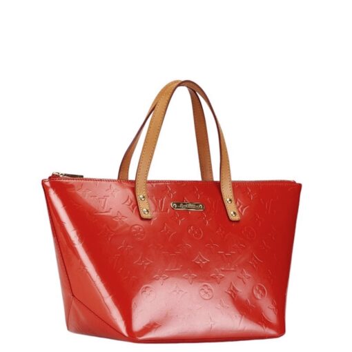 Louis Vuitton Monogram Vernis Bellevue Handbag in Red. - Image 10