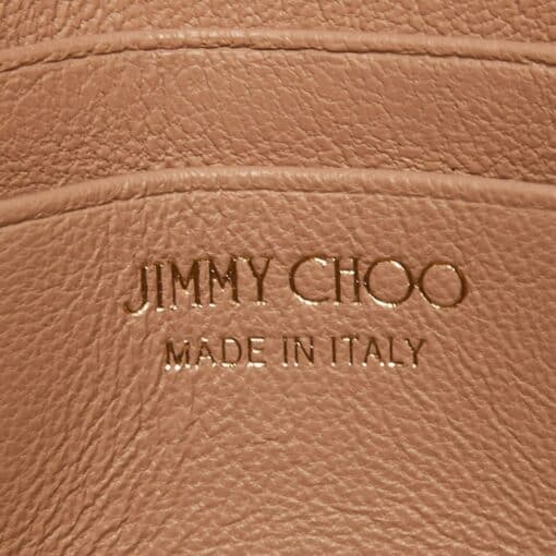 Jimmy Choo Beige/Rose pink Floral Lace Lizzie Chain Shoulder Crossbody Bag - Image 3