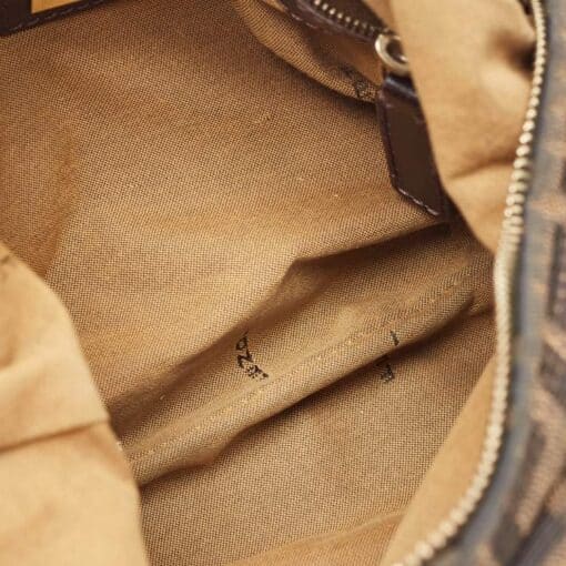 Fendi Brown Zucca Canvas Chef Hobo Shoulder Bag - Image 3