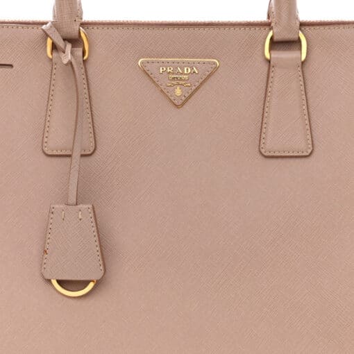 PRADA Saffiano Medium Galleria Double Zip Tote Cammeo. - Image 4