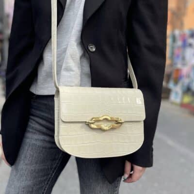 Mulberry Small Pimlico Crocodile-effect Satchel Bag