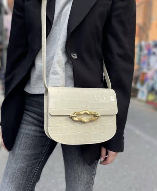 Mulberry Small Pimlico Crocodile-effect Satchel Bag