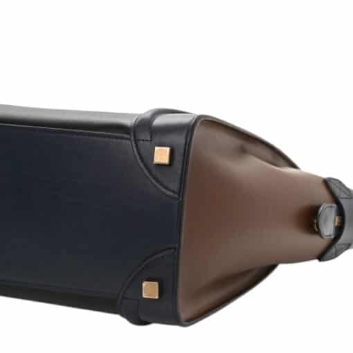 CELINE Smooth Calfskin Micro Tri-Colour Luggage Black - Image 4