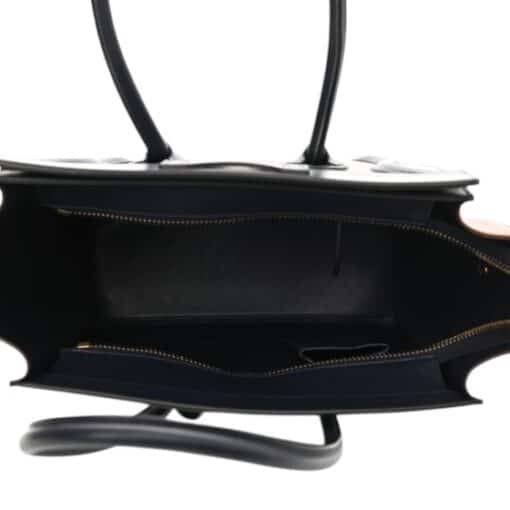 CELINE Smooth Calfskin Micro Tri-Colour Luggage Black - Image 5