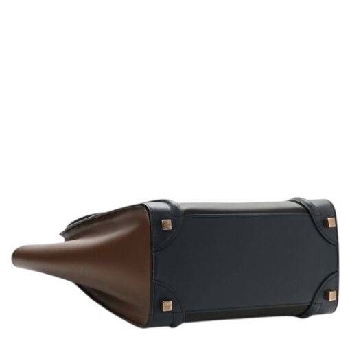 CELINE Smooth Calfskin Micro Tri-Colour Luggage Black - Image 6
