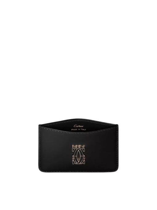 CARTIER C de Cartier Leather Card Holder. - Image 4