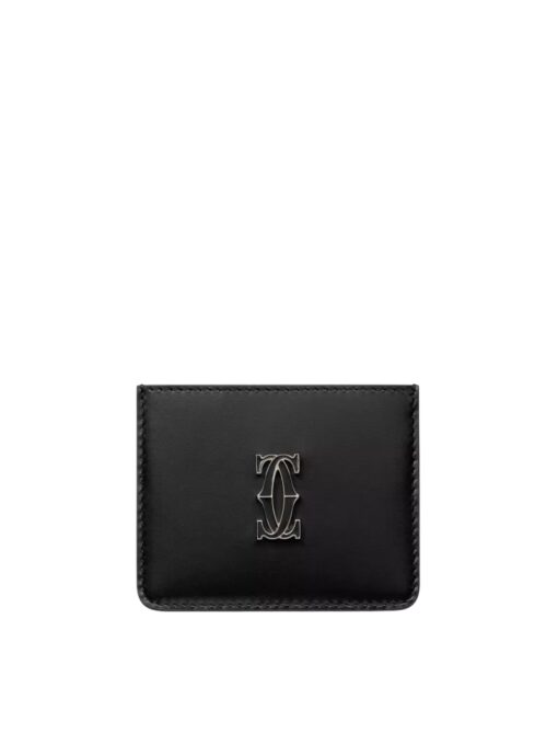 CARTIER C de Cartier Leather Card Holder. - Image 5