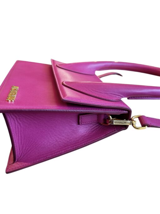 JACQUEMUS Smooth Calfskin Le Grand Chiquito Pink. - Image 3