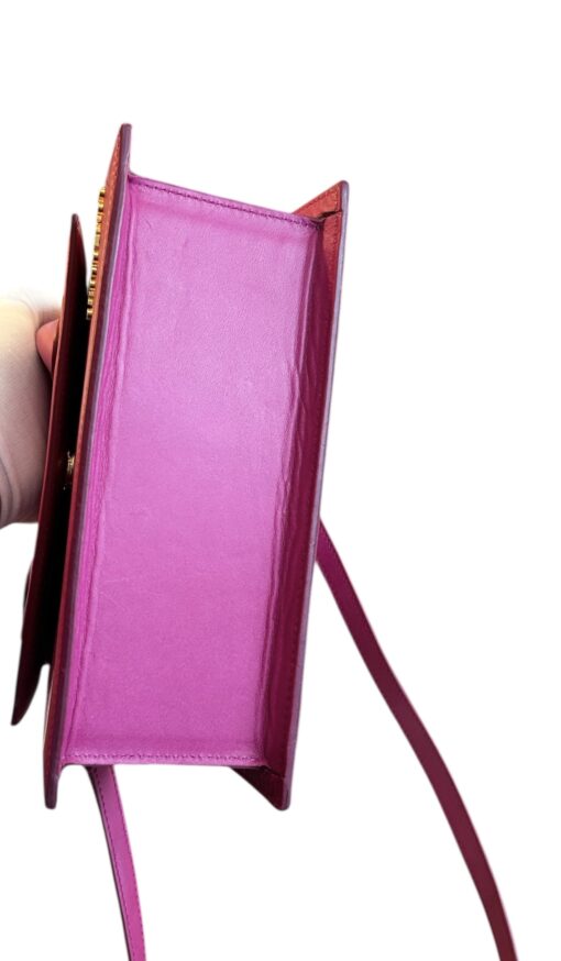 JACQUEMUS Smooth Calfskin Le Grand Chiquito Pink. - Image 8