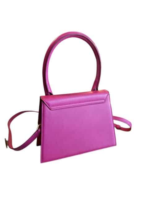 JACQUEMUS Smooth Calfskin Le Grand Chiquito Pink. - Image 10