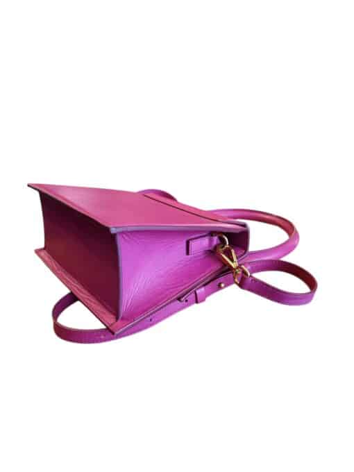 JACQUEMUS Smooth Calfskin Le Grand Chiquito Pink. - Image 11