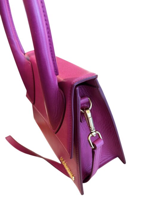 JACQUEMUS Smooth Calfskin Le Grand Chiquito Pink. - Image 14