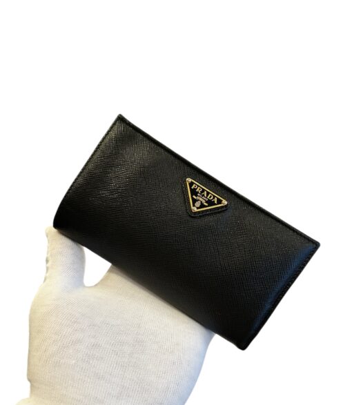 Prada Back Saffiano Leather Wallet - Image 2