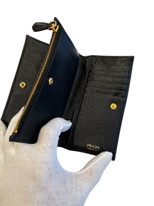 Prada Back Saffiano Leather Wallet - Image 6
