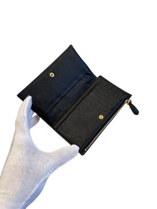Prada Back Saffiano Leather Wallet - Image 7
