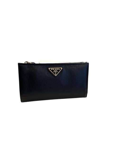 Prada Back Saffiano Leather Wallet