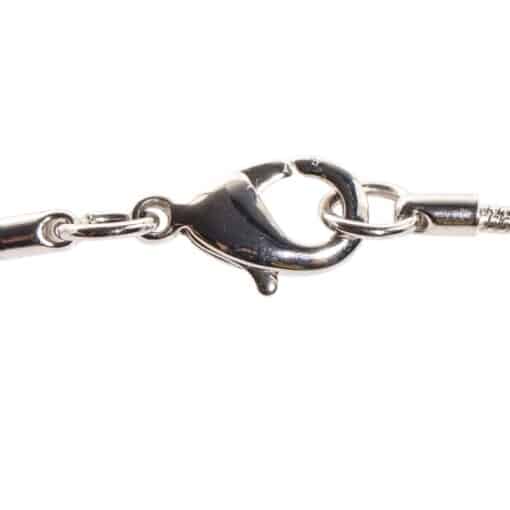 CHANEL No. 19 Perfume Bottle Long Necklace Silver - Image 8