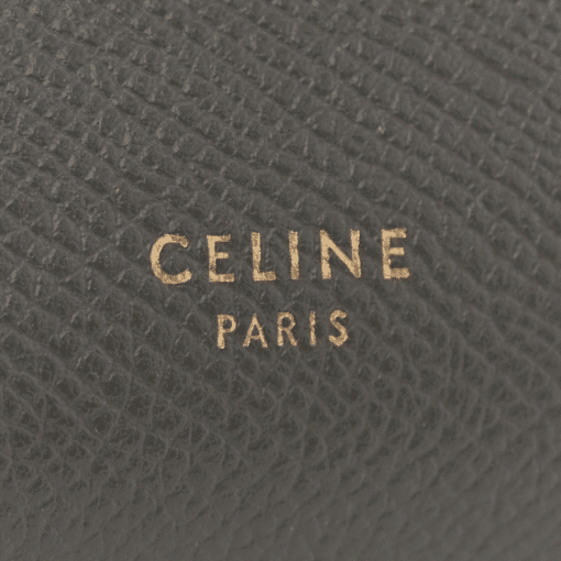 CELINE Grained Calfskin Micro Belt Bag Grey. - Image 12