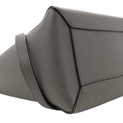 CELINE Grained Calfskin Micro Belt Bag Grey. - Image 13