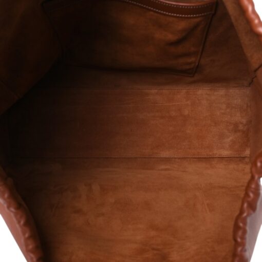 CELINE Smooth Calfskin Cuir Triomphe Cabas Drawstring Tan - Image 13