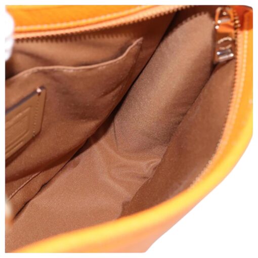 Coach Dempsey File Orange Shoulder Crossbody Bag - Image 5